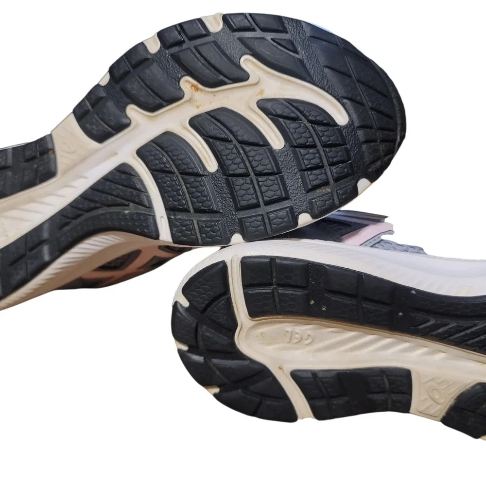ASICS Gel-Contend 7 Womens Running Shoes Grey Pink 1012A911 Low‎ Top Sneakers